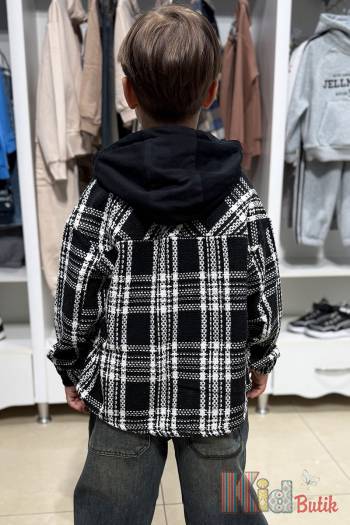 Купити Сорочка картата контрастна Bolina Baby И25-184(681) на КідБутік Сорочка картата контрастна Bolina Baby И25-184(681)