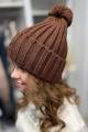 Купить Шапка для подростка цвет шоколадный "Амстел" Malisa Accessories ML25-1Шок(15-1401-CR222) на КидБутик Шапка для подростка цвет шоколадный "Амстел" Malisa Accessories ML25-1Шок(15-1401-CR222) - фото