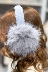 Наушники складные серого цвета для девочки Malisa Accessories ML25-14Ср(7703-5-04)