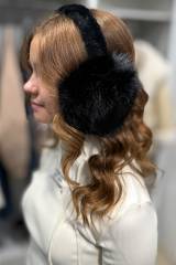 Наушники складные черного цвета для девочки Malisa Accessories ML25-14Чор(7703-5-01)