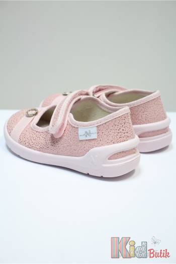 Купить Тапки розовые Ketty с блестками Waldi 25-279-851 на КидБутик Тапки розовые Ketty с блестками Waldi 25-279-851