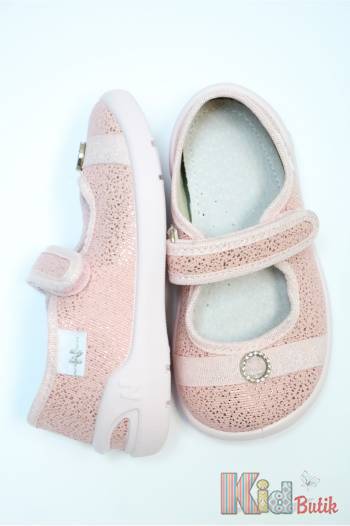 Купить Тапки розовые Ketty с блестками Waldi 25-279-851 на КидБутик Тапки розовые Ketty с блестками Waldi 25-279-851