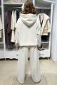 Купить Костюм двойка молочного цвета Тедди WKS Wks25-73Мол на КидБутик Костюм двойка молочного цвета Тедди WKS Wks25-73Мол - фото 2