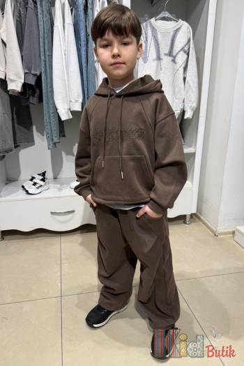 Купить Костюм 2-ка худи+штаны коричневые Bolina Baby И25-197(Z109) на КидБутик Костюм 2-ка худи+штаны коричневые Bolina Baby И25-197(Z109)
