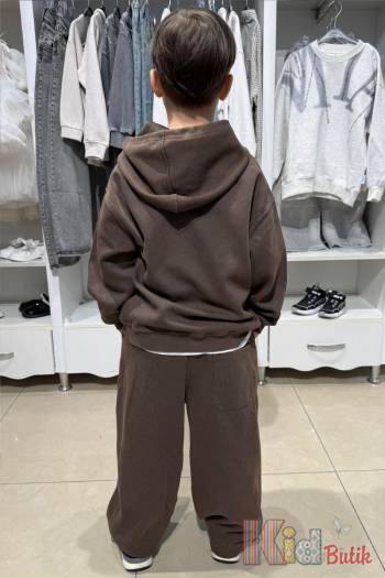 Купить Костюм 2-ка худи+штаны коричневые Bolina Baby И25-197(Z109) на КидБутик Костюм 2-ка худи+штаны коричневые Bolina Baby И25-197(Z109)