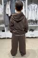Купить Костюм 2-ка худи+штаны коричневые Bolina Baby И25-197(Z109) на КидБутик Костюм 2-ка худи+штаны коричневые Bolina Baby И25-197(Z109) - фото 2
