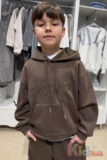 Купить Костюм 2-ка худи+штаны коричневые Bolina Baby И25-197(Z109) на КидБутик Костюм 2-ка худи+штаны коричневые Bolina Baby И25-197(Z109)