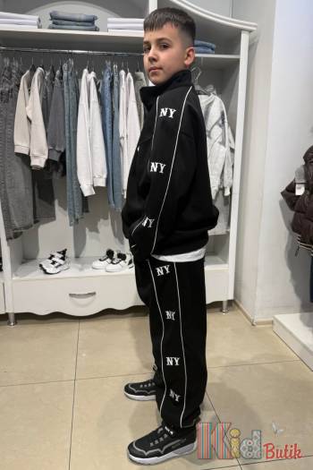 Купить Костюм 2-ка свитшот+штаны черные Bolina Baby И25-195(8005) на КидБутик Костюм 2-ка свитшот+штаны черные Bolina Baby И25-195(8005)