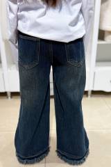 Купить Джинсы палаццо утепленные с бахромой Bolina Baby И25-208(88906) на КидБутик Джинсы палаццо утепленные с бахромой Bolina Baby И25-208(88906)