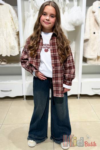 Купити Джинси палаццо утеплені з бахромою Bolina Baby И25-208(88906) на КідБутік Джинси палаццо утеплені з бахромою Bolina Baby И25-208(88906)