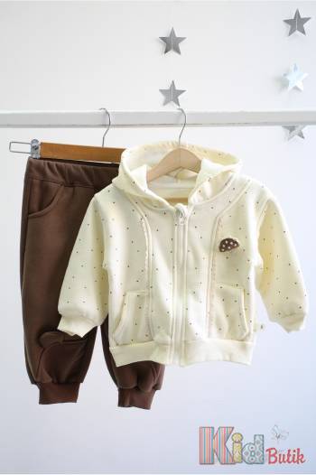 Купити Костюм утеплений молочний "Мухоморчик" Bolina Baby И25-202Мол(676) на КідБутік Костюм утеплений молочний "Мухоморчик" Bolina Baby И25-202Мол(676)