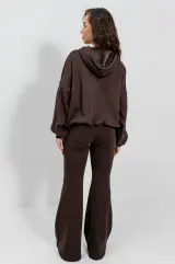 Купить Брюки клеш утепленные ушоколадного цвета для девочки. Suzie Сю25-64Шок. на КидБутик Брюки клеш утепленные ушоколадного цвета для девочки. Suzie Сю25-64Шок.