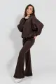 Купить Худи утепленный шоколадного цвета для девочки. Suzie Сю25-63Шок. на КидБутик Худи утепленный шоколадного цвета для девочки. Suzie Сю25-63Шок. - фото 3