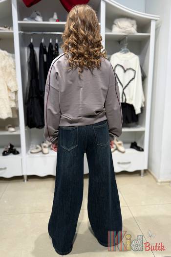 Купить Джинсы палаццо утепленые с кантами-лампасами Bolina Baby И25-236(37118) на КидБутик Джинсы палаццо утепленые с кантами-лампасами Bolina Baby И25-236(37118)