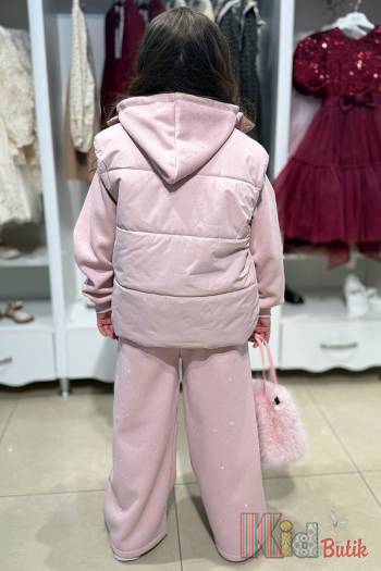 Купить Костюм утепленный розовый жилетка+штаны+худы Bolina Baby И25-212Рз(25161) на КидБутик Костюм утепленный розовый жилетка+штаны+худы Bolina Baby И25-212Рз(25161)