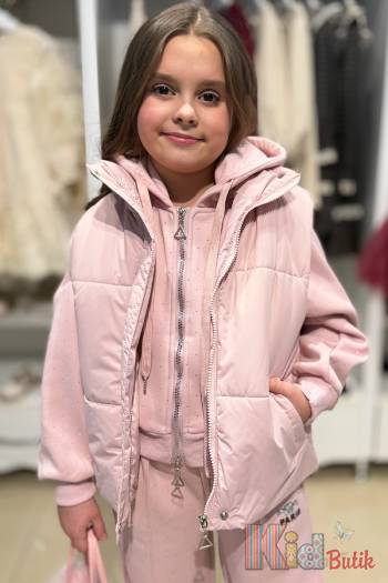 Купить Костюм утепленный розовый жилетка+штаны+худы Bolina Baby И25-212Рз(25161) на КидБутик Костюм утепленный розовый жилетка+штаны+худы Bolina Baby И25-212Рз(25161)