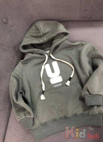 Купить Худи утепленный хаки U Bolina Baby И25-230(25801) на КидБутик Худи утепленный хаки U Bolina Baby И25-230(25801)
