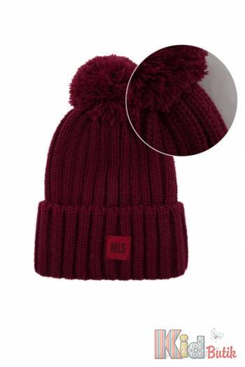 Купить Шапка зимняя с помпоном "Амстел" бордо Malisa Accessories ML25-1Марсала(15-1401-CR88) на КидБутик Шапка зимняя с помпоном "Амстел" бордо Malisa Accessories ML25-1Марсала(15-1401-CR88)