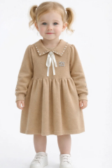 Купить Платье светло-коричневое miu miu Bolina Baby И25-258Кор(73001) на КидБутик Платье светло-коричневое miu miu Bolina Baby И25-258Кор(73001)