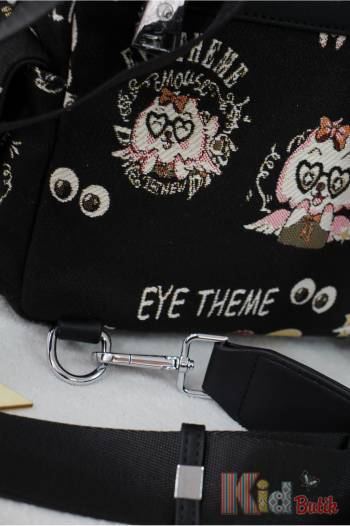 Купить Рюкзак черный с совами Eye Theme ЕТ25-2710 Чор на КидБутик Рюкзак черный с совами Eye Theme ЕТ25-2710 Чор