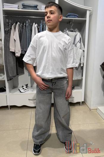 Купить Джинсы прямые серого цвета для мальчика A-yugi Jeans Аю25-37(5519) на КидБутик Джинсы прямые серого цвета для мальчика A-yugi Jeans Аю25-37(5519)