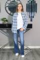 Купити Джинси кльош синього кольору для дівчинки A-yugi Jeans Аю25-44(9641) на КідБутік Джинси кльош синього кольору для дівчинки A-yugi Jeans Аю25-44(9641) - фото 8