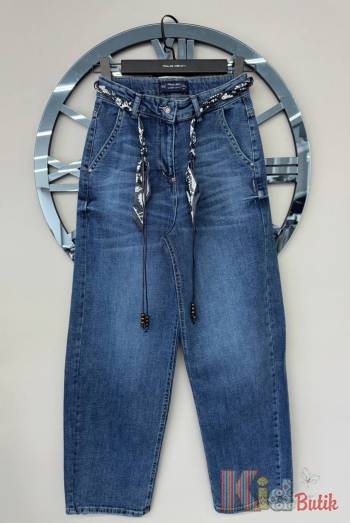 Купити Джинси баггі для дівчинки A-yugi Jeans Аю25-40Сн(9637) на КідБутік Джинси баггі для дівчинки A-yugi Jeans Аю25-40Сн(9637)