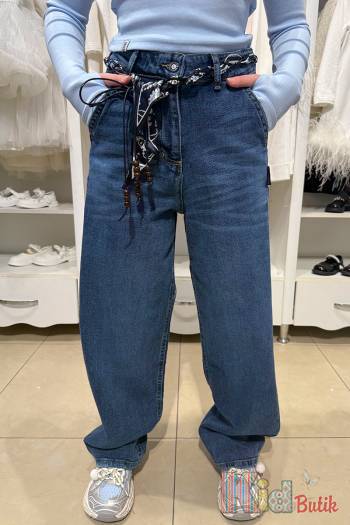 Купити Джинси баггі для дівчинки A-yugi Jeans Аю25-40Сн(9637) на КідБутік Джинси баггі для дівчинки A-yugi Jeans Аю25-40Сн(9637)