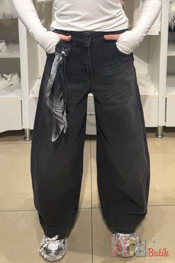 Купити Джинси скейтери чорні з хустинкою A-yugi Jeans Аю25-38Чор(9629) на КідБутік Джинси скейтери чорні з хустинкою A-yugi Jeans Аю25-38Чор(9629)