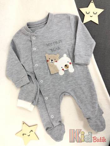 Купити Комплект 2-ка чоловічок та шапка "My first bear" Інші бренди 26-116108Ср на КідБутік Комплект 2-ка чоловічок та шапка "My first bear" Інші бренди 26-116108Ср