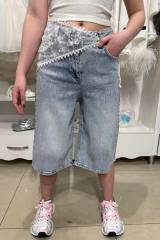 Купить Шорты джинсовые голубые для девочки A-yugi Jeans Аю25-42(9645) на КидБутик Шорты джинсовые голубые для девочки A-yugi Jeans Аю25-42(9645)