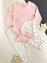 Комплект 3-ка боді+штани+шапка рожевий Ramel Kids 26-114903(6007)