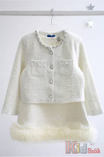 Купить Комплект пиджак+платье белые Bolina Baby И26-4(3367,3368) на КидБутик Комплект пиджак+платье белые Bolina Baby И26-4(3367,3368)