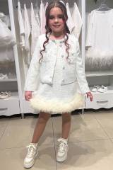 Купить Комплект пиджак+платье белые Bolina Baby И26-4(3367,3368) на КидБутик Комплект пиджак+платье белые Bolina Baby И26-4(3367,3368)