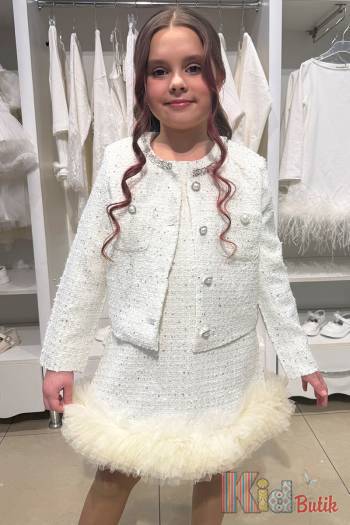 Купить Комплект пиджак+платье белые Bolina Baby И26-4(3367,3368) на КидБутик Комплект пиджак+платье белые Bolina Baby И26-4(3367,3368)