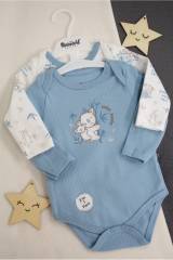 Купить Боди с длинными рукавами 2шт. синий "Коала" Другие бренды 26-116534(18767)Сн на КидБутик Боди с длинными рукавами 2шт. синий "Коала" Другие бренды 26-116534(18767)Сн