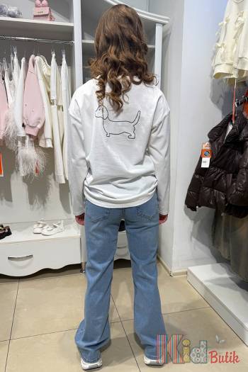 Купити Джинси кльош блакитного кольору для дівчинки A-yugi Jeans Аю26-44Блак(9641) на КідБутік Джинси кльош блакитного кольору для дівчинки A-yugi Jeans Аю26-44Блак(9641)