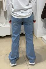 Купить Джинси клеш голубого цвета для девочки A-yugi Jeans Аю26-44Блак(9641) на КидБутик Джинси клеш голубого цвета для девочки A-yugi Jeans Аю26-44Блак(9641)