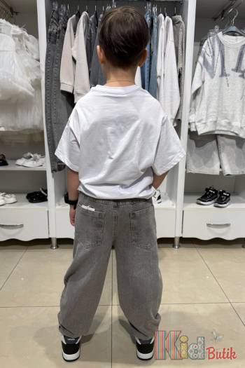Купить Джинсы багги серые R+ для мальчика Bolina Baby И26-25(6210) на КидБутик Джинсы багги серые R+ для мальчика Bolina Baby И26-25(6210)