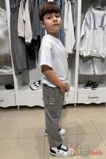 Купить Джинсы багги серые R+ для мальчика Bolina Baby И26-25(6210) на КидБутик Джинсы багги серые R+ для мальчика Bolina Baby И26-25(6210)