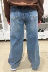 Купить Джинсы палаццо голубые с широким подгибом Bolina Baby И26-39/2(2648-1) на КидБутик Джинсы палаццо голубые с широким подгибом Bolina Baby И26-39/2(2648-1)