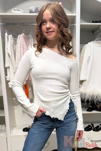 Купити Кофта молочна в рубчик для дівчинки Suzie Сю26-3Мол(SW202-Y5F22) на КідБутік Кофта молочна в рубчик для дівчинки Suzie Сю26-3Мол(SW202-Y5F22)