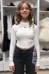Купить Лонгслив укроченый молочного цвета Афина Suzie Сю26-5Мол(TP052-Y6F17) на КидБутик Лонгслив укроченый молочного цвета Афина Suzie Сю26-5Мол(TP052-Y6F17)