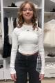 Купить Лонгслив укроченый молочного цвета Афина A-yugi Jeans Сю26-5Мол(TP052-Y6F17) на КидБутик Лонгслив укроченый молочного цвета Афина A-yugi Jeans Сю26-5Мол(TP052-Y6F17)