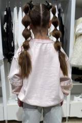 Свитшот розоаый с бантиком Bolina Baby И26-71Рож(Z8968)