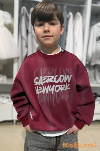 Купити Світшот бордовий "SERCON NEWYORK" Bolina Baby И26-68(J69T173) на КідБутік Світшот бордовий "SERCON NEWYORK" Bolina Baby И26-68(J69T173)