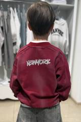 Купить Свитшот бордовый "SERCON NEWYORK" Bolina Baby И26-68(J69T173) на КидБутик Свитшот бордовый "SERCON NEWYORK" Bolina Baby И26-68(J69T173)