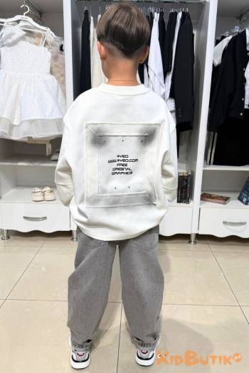 Купить Свитшот молочный для мальчика Bolina Baby И26-64Мол(J98T165) на КидБутик Свитшот молочный для мальчика Bolina Baby И26-64Мол(J98T165)