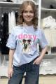 Футболка блакитна з таксою "Doxy girl"