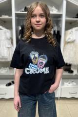 Купить Футболка черная с коктейлями Crome и камешками LOCOLOCO ЛЛ26-7Чорн(8634) на КидБутик Футболка черная с коктейлями Crome и камешками LOCOLOCO ЛЛ26-7Чорн(8634)